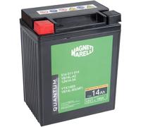 Quantum Energy Batería Magneti Marelli Para Motocicletas Y Scooters, 14 Ah, 12 V, 185 A, Sellada, Tecnología AGM, Polo Positivo Izquierdo