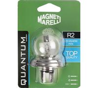 Quantum Energy Bombilla asimétrica Magneti Marelli R2 para coche individual, 12 V, 45/40 W, conexión P45t