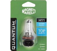 Quantum Energy Bombilla halógena individual Magneti Marelli H11 para coche, 12 V, 55 W, conexión PGJ19-2