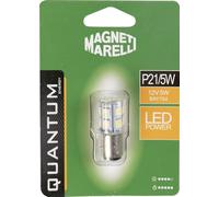Quantum Energy Bombilla LED Magneti Marelli P21/5 W para coche individual, SMD, 12 V/5 W, conexión Bay15d