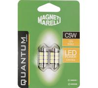 Quantum Energy Par de bombillas LED automáticas Magneti Marelli C5W, 6 SMD, 12 V, enchufe SV8.5