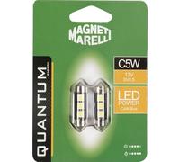 Magneti Marelli 070.00000000009500 C5W - Par de bombillas para coche LED 3SMD 12 V, casquillo SV8,5