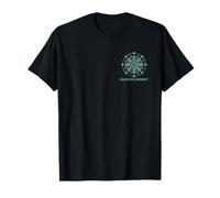 Quantum Harmony Geométrico Ciencia Qubit Mandala Gráfico Camiseta