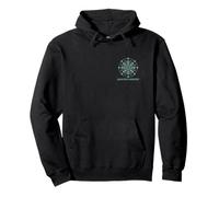 Quantum Harmony Geométrico Ciencia Qubit Mandala Gráfico Sudadera con Capucha