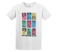 Quantum Leap Faces of Sam T-Shirt Man'S Fashion Cotton White Clothes Unisex tee XXL