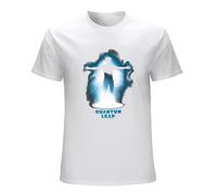 Quantum Leap First Jump Sci Fi TV Time Travel Show T-Shirt Man'S Fashion Cotton White Clothes Unisex tee L