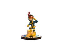 Quantum Mechanix- Figura Qfig X-Men Cyclops, Marvel, Color Yellow, Blue (MVL-0047)