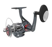 Quantum Optix - Carrete de Pesca Giratorio, Carrete tamaño 60, recuperación Intercambiable para Mano Derecha o Izquierda, Carrete de Aluminio, Alambre de fianza de Acero Inoxidable, antirretroceso