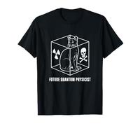 Quantum Physics Cat Schrodinger Science Nerd Style Camiseta