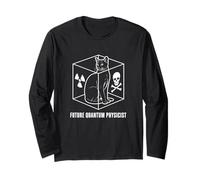 Quantum Physics Cat Schrodinger Science Nerd Style Manga Larga