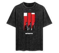 Quanu Good Come Interpol Band Mens Black T-Shirt S