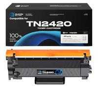 Quark TN2420 Cartuchos de tóner Compatible para Brother MFC L2710DW Tóner TN-2420 TN2410 HL-L2350DW MFC-L2710DN HL-L2310D DCP-L2530DW MFC-L2750DW DCP-L250DW HL-L2375DW