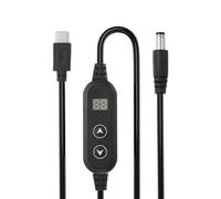 QUARKZMAN 1.18m/3.9ft Adaptador USB C A DC PD, Cable Disparador PD Ajustable 5V 9V 12V 15V 20V Tipo-C A DC Cable De Alimentación Cargador Convertidor Para Tabletas, Routers, Laptop.
