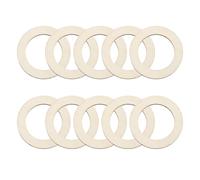 QUARKZMAN 1.2 Inch Aros De Madera Sin Acabar, 2.4mm De Grosor Aros De Madera Natural Circulo Plano Decoraciones De Madera ParaProyectos DIY Manualidades Pintura Decoración Del Hogar