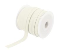 QUARKZMAN 1/2 Pulgada Cinta Al Bies Plegada Simple Beige 25 Yardas