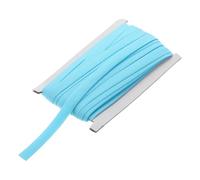 QUARKZMAN 1/2 Pulgada Cinta Al Sesgo Doble Plegada Continua A Granel De Algodón Para Costura Ribeteado Acabado De Orillas Artesanías (Azul Claro 25 Yardas)