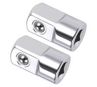QUARKZMAN 1/4" (F) a 1/2" (M) Conector Adaptador x 2uds Hembra a Macho Conversión Herramienta para Trinquete Llave