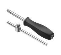 QUARKZMAN 1/4" Maniglia Girevole Cromo Vanadio Set Di Prese Con 1/4" Maniglia A T Scorrevole Barra Di Rottura Barra Di Estensione Per Cricchetto E Riparazione Auto Set Da 2 Pezzi