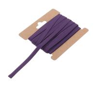 QUARKZMAN 1/4 Pulgada Cinta Al Bies Doble Plegada Continua A Granel De Algodón Para Coser Costuras Acabados Ribetes Artesanías (Morado Oscuro 12 Yardas)