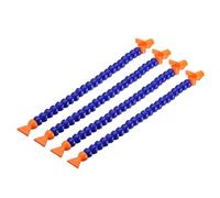 QUARKZMAN 1/4" Rosca Flexible Agua Aceite Refrigerante Manguera 30mm Plástico Ajustable Plano Boquilla Enfriamiento Manguera con Interruptor para Agua Enfriamiento Sistema 4uds