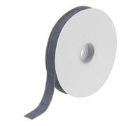 QUARKZMAN 1.5cm x 9m Cinta de Terciopelo, Gris Oscuro Cinta de Regalo Cuerda Decorativa Vintage de 10 Yarda Velvet Ribbon para Ramos Lazos Manualidades Bricolaje DIY Fiestas, Blanco