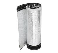 QUARKZMAN 1.5mm Funda Térmica de Aluminio Aluminizado 2.17" ID x 3.2Ft Funda Térmica de Fibra de VIDrio Metálica de Aluminio para Líneas de Combustible Cables Cableado Eléctrico