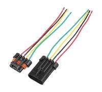 QUARKZMAN 1 Juego 4 Pin Oxígeno Sensor Conector Adaptador Enchufe Clip Kit para Coche