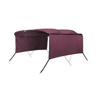 QUARKZMAN 1 Juego 600D 4 Arco 8'l X 91"-96" W Toldo Bimini Cubierta Lona Roja