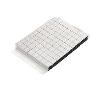 QUARKZMAN 1 Juego de Junta de Espuma Conductiva Rf 10Mmx10Mmx10Mm para Sellar Cajas de Blindaje Rf Cubierta Con Tela de Alta Protección Con Adhesivo En La Parte Posterior