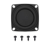 QUARKZMAN 1 Pc Radiador Pasivo De 2 Pulgadas Binza Vibrante para Subwoofer Placa De Diafragma De Goma para Reemplazo De Altavoz De Graves (Incluye 4 Tornillos)