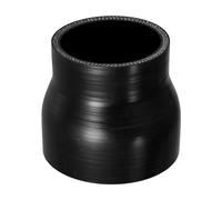 QUARKZMAN 1 Pieza 63-80mm 2.48"-3.15" Id 76mm 2.99" Longitud Manguera de Silicona Negra para Automóvil, Manguera de Refrigerante Universal