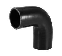 QUARKZMAN 1 Pieza Manguera De Silicona Para Automóvil Negra De 60mm (2.36") De Diámetro Interior Y 120mm (4.72") De Longitud A 90 Grados Universal