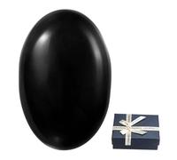 QUARKZMAN 1 Pz Cristal Obsidiana Negra En Forma De Corazón 6 cm Piedras Y Cristales Pulidos Piedras Preciosas Para Regalos De Mujeres Meditación Manualidades Decoración Del Hogar