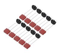QUARKZMAN 10 Juegos De Fusible Micro Lento Cuadrado Mini T-6.3A 6.3A Rojo