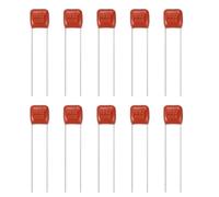 QUARKZMAN 10 Pcs Condensador CBB 100V 102J 0.001UF Condensadores Película Polipropileno Metalizados Para Varias Lámparas De Ahorro De Energía Rectificadores Electrónicos Instrumentos