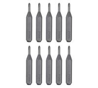 QUARKZMAN 10 Pcs de Punta de Destornillador Phillips Ph000 con Vástago Hexagonal de 5/32" Longitud 28Mm. Punta Magnética de Cabeza Cruzada de Bits Hexagonales de Acero S2 de Reparación
