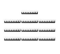 QUARKZMAN 10 Pezzi Fascia A Forcella, 10 Posizioni 15A 400V Tagliabile Pre Isolato Blocco Di Collegamento TB-15010 Barriera Terminale Connettore A Ponte Per Officine Macchinari Industriali,