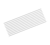 QUARKZMAN 10 Piezas Barras De Acero Inoxidable 304 1.2mm X 204mm Ejes Macizos Redondos De Metal Barra Para Torno Para Aviones Modelo Coches Barcos Manualidades DIY Trabajo Con Metal