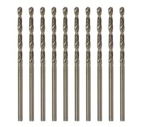 QUARKZMAN 10 Piezas Barrenas Helicoidales de Cobalto de 2.2mm/0.087" de Acero de Alta Velocidad M35 HSS para Taladrar Acero Inoxidable Cobre Madera Plástico Otros Materiales Duros