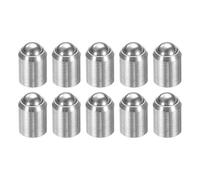 QUARKZMAN 10 Piezas De Resorte De Bola De Punto 4x5mm 304 Acero Inoxidable Perlas De Posicionamiento Sin Escalón Resorte De Bola Cierre De Bola Para Puerta Armario Dispositivos Muebles