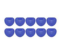 QUARKZMAN 10 Piezas Desodorante de Pantalla de Urinario, Pastillas de Urinario con Aroma Anti-Salpicaduras Protección contra Olores para Inodoros, Baños, Azul