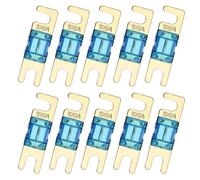 QUARKZMAN 10 Piezas Fusible Mini ANL 100A 125V Reemplazo Protección Eléctrica Electrónica Fusible De Cuchilla Para Sistema De Audio Video Automotriz Y Marino