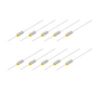 QUARKZMAN 10 Piezas Fusible Térmico de Temperatura de Metal RY142 142 °C 287.6 °F 15A 250V Fusible Térmico de Corte para Motor Transformador Aparato Eléctrico Industrial y Doméstico