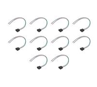 QUARKZMAN 10 Piezas Tipo-C Hembra Chasis 4 Pines Cable, 5V 3A Cuadrado USB-C Hembra Zócalo A PH2.0 Terminal Impermeable Cable De Extensión para PC, Lámparas LED, Portátil 6"