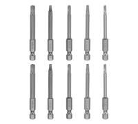 QUARKZMAN 10 Pz Puntas Destornillador Cabeza Cuadrada SQ1 SQ2 SQ2.7 SQ3 SQ4 Magnéticas Con Vástago Hexagonal 1/4 Pulgada 65 Mm Largo Para Destornillador Eléctrico Taladro Y Atornillador