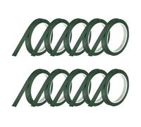 QUARKZMAN 10 Rollos Cinta De Pizarra Blanca Cinta Gráfica 12mm 50m Cinta Fina Adhesiva Cinta De Enmascaramiento Para Manualidades Y Envoltorios De Regalos Color Verde