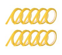 QUARKZMAN 10 Rollos Cinta De Pizarra Blanca Cinta Gráfica 15mm 50m Cinta Artística Fina Cinta Adhesiva Autoadhesiva Cinta De Enmascarar Para Envolver Regalos Suministros Para Amarillo