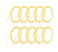 QUARKZMAN 10 Rollos Cinta De Pizarra Blanca Cinta Gráfica 3mm 50 Metros Cinta Artística Delgada Cinta Adhesiva Cinta De Enmascarar Para Envolver Regalos Materiales Para Amarillo Claro