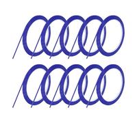 QUARKZMAN 10 Rollos Cinta De Pizarra Blanca Cinta Gráfica 3mm 50 Metros Cinta Artística Fina Cinta Autoadhesiva Cinta Para Enmascarar Para Envoltura De Regalos Suministros Azul