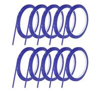 QUARKZMAN 10 Rollos Cinta De Pizarra Blanca Cinta Gráfica 5mm 50 Metros Cinta Artística Delgada Cinta Autoadhesiva Cinta De Enmascarar Para Envolver Regalos Materiales Manualidades Azul